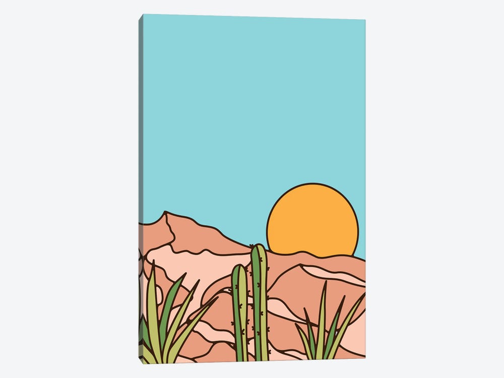 Minimal Desert sunset by Jay Stanley 1-piece Canvas Print