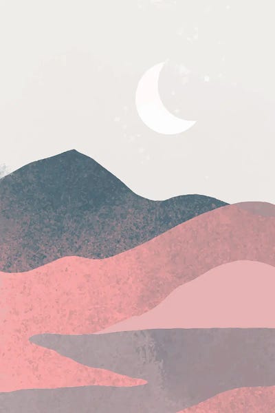 Minimal Landscape II by jay stanley framed canvas print