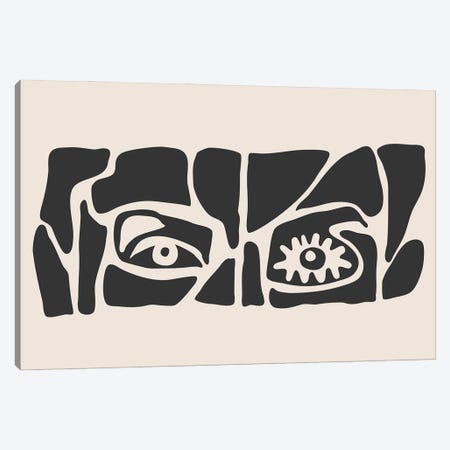 Abstract Face Series VI Canvas Print #STY33} by Jay Stanley Canvas Print