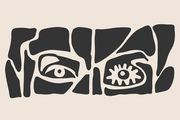jay stanley: Abstract Face Series VI by jay stanley