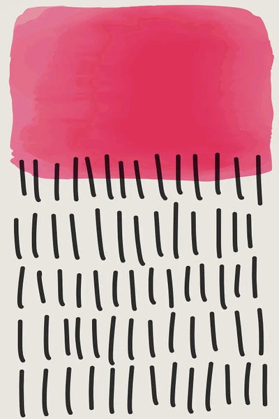 Minimal Watercolor Shapes II by jay stanley framed canvas print