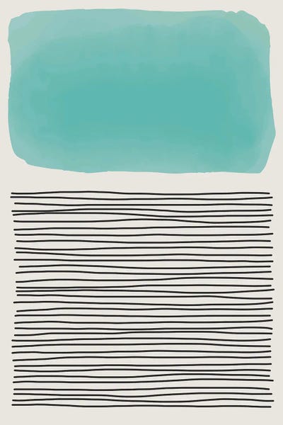 jay stanley: Minimal Watercolor Shapes III by jay stanley