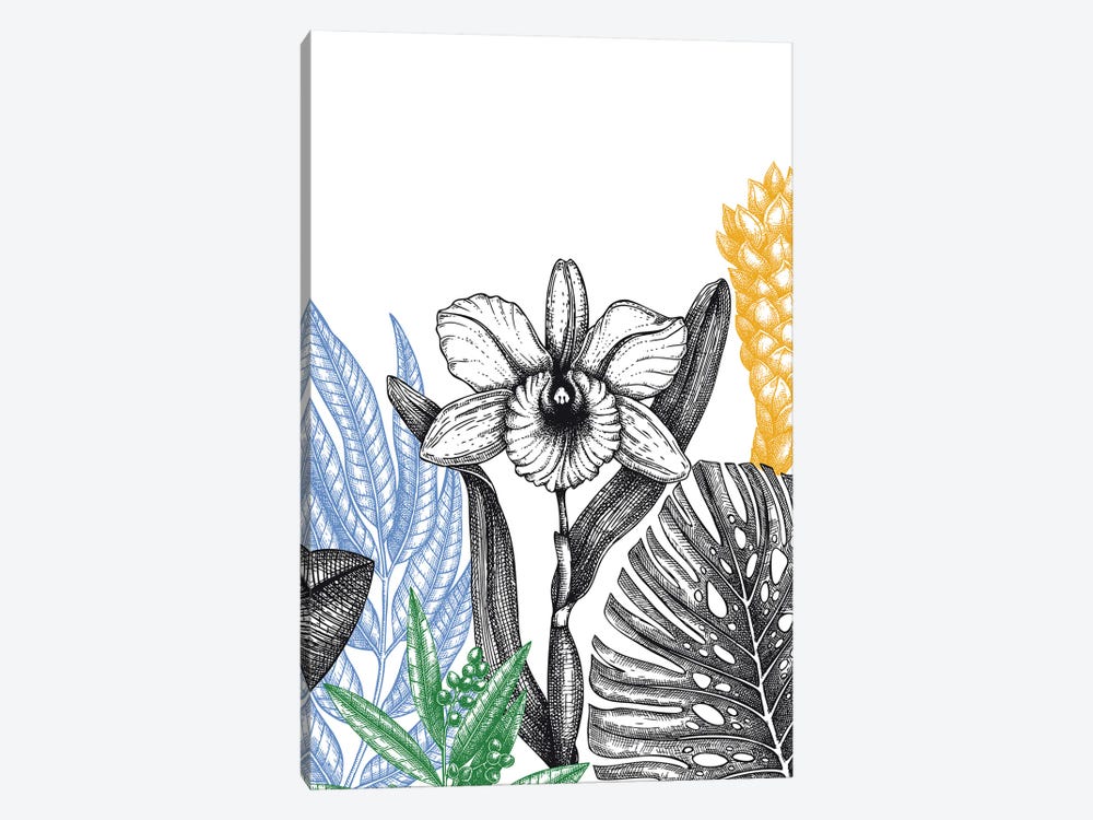 Minimalist Flower Vibes by Jay Stanley 1-piece Canvas Print