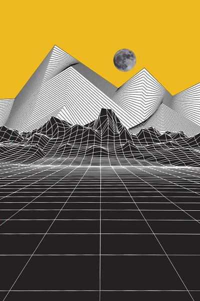 jay stanley: Moon Rise Yellow by jay stanley