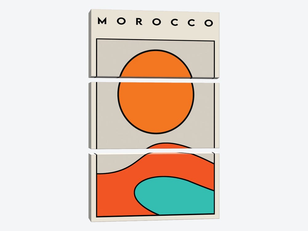 Morocco VIBE by Jay Stanley 3-piece Canvas Artwork