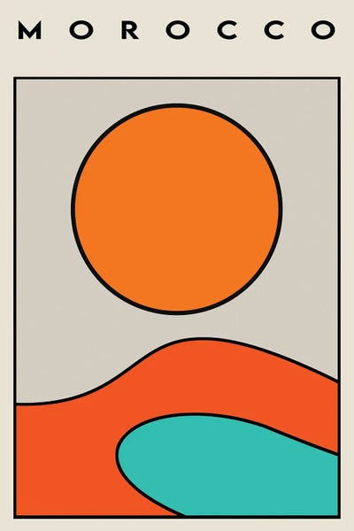 Minimalist Posters: Morocco VIBE by jay stanley