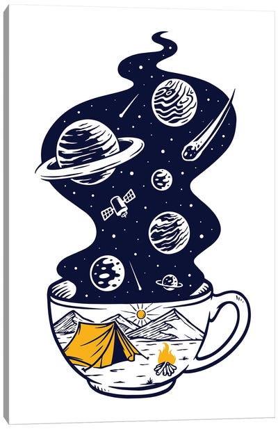 Mug Of Awesome Canvas Art Print - Solar System Art