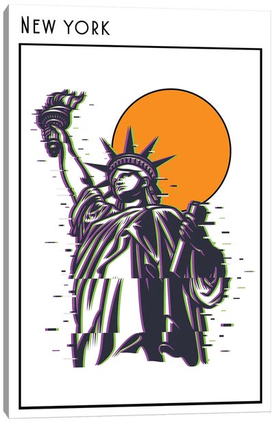 New York Canvas Art Print - Statue of Liberty Art