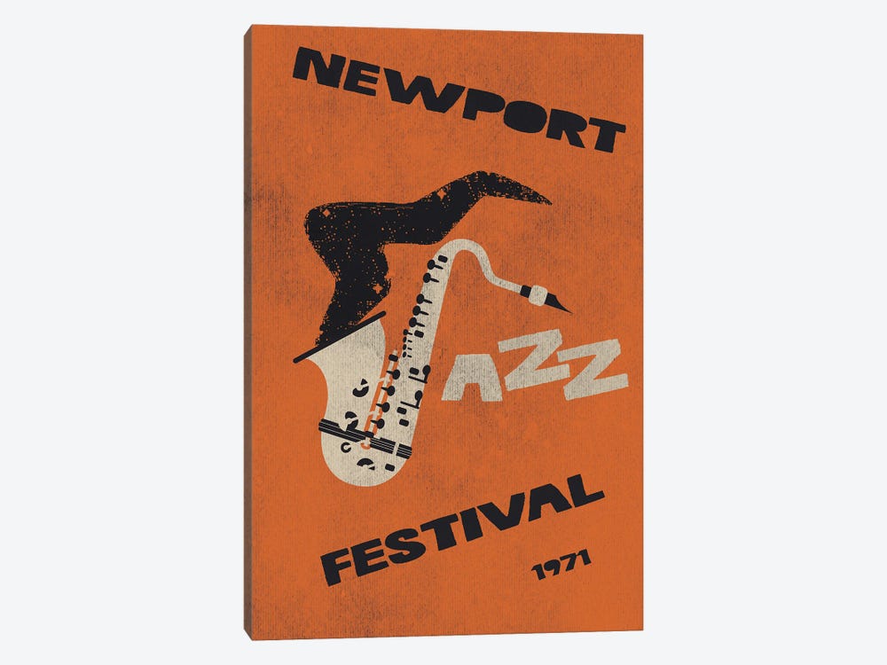 Newport Jazz Festival by Jay Stanley 1-piece Canvas Artwork