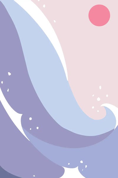 Ocean Waves I by jay stanley framed canvas print