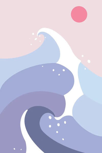 Ocean Waves II by jay stanley canvas print