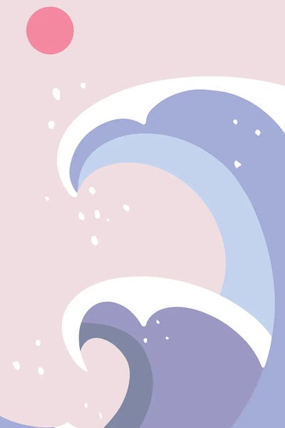 Ocean Waves IV by jay stanley framed canvas print