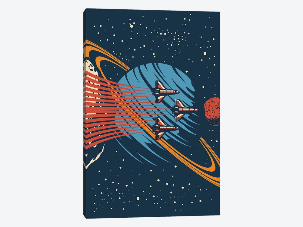 Outer Space Series II by Jay Stanley 1-piece Canvas Print