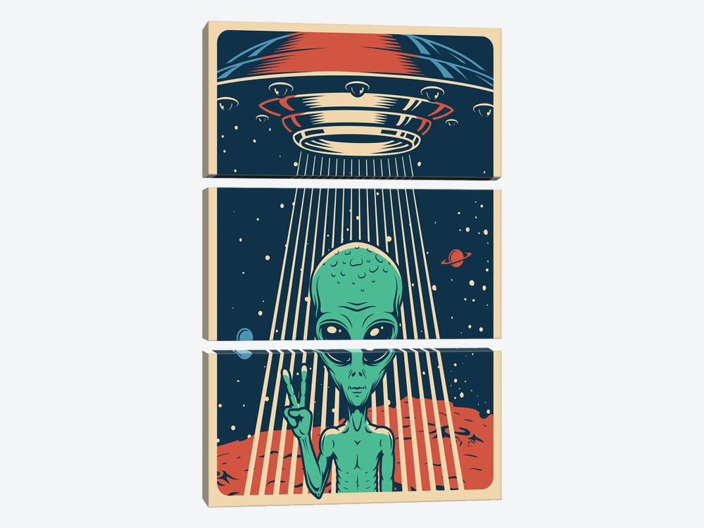 Outer Space Series V by Jay Stanley 3-piece Art Print