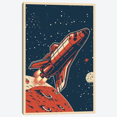 Outer Space Series VI Canvas Print #STY379} by Jay Stanley Art Print