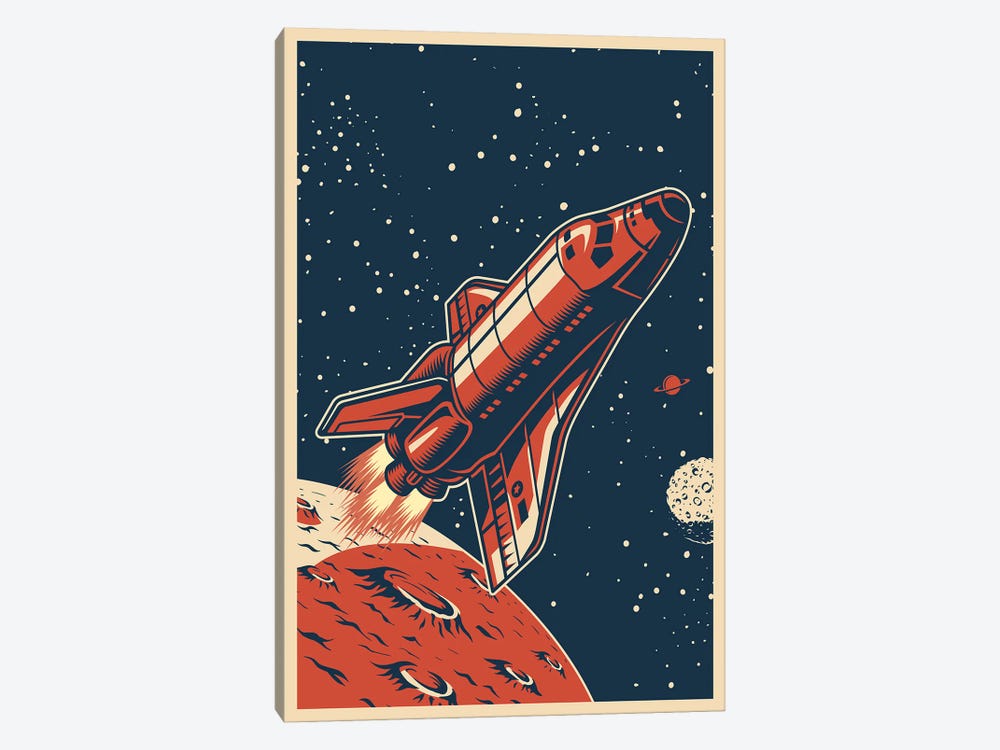 Outer Space Series VI by Jay Stanley 1-piece Canvas Wall Art