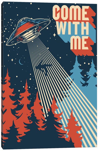 Outer Space Series VII Canvas Art Print - Space Travel Posters
