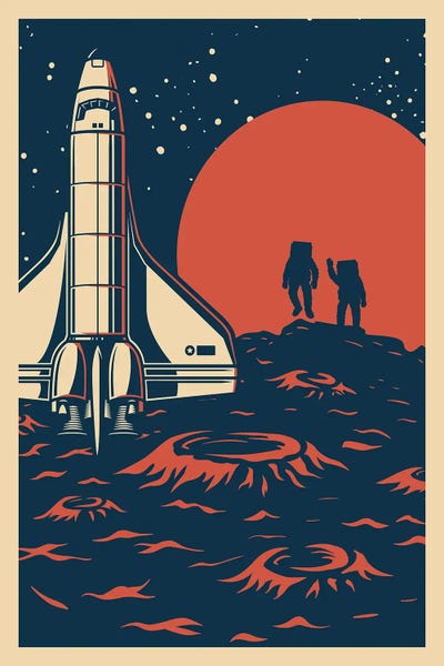 Space Travel Posters: Outer Space Series X by jay stanley