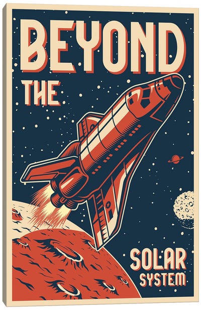Outer Space Series XIV Canvas Art Print - Space Travel Posters