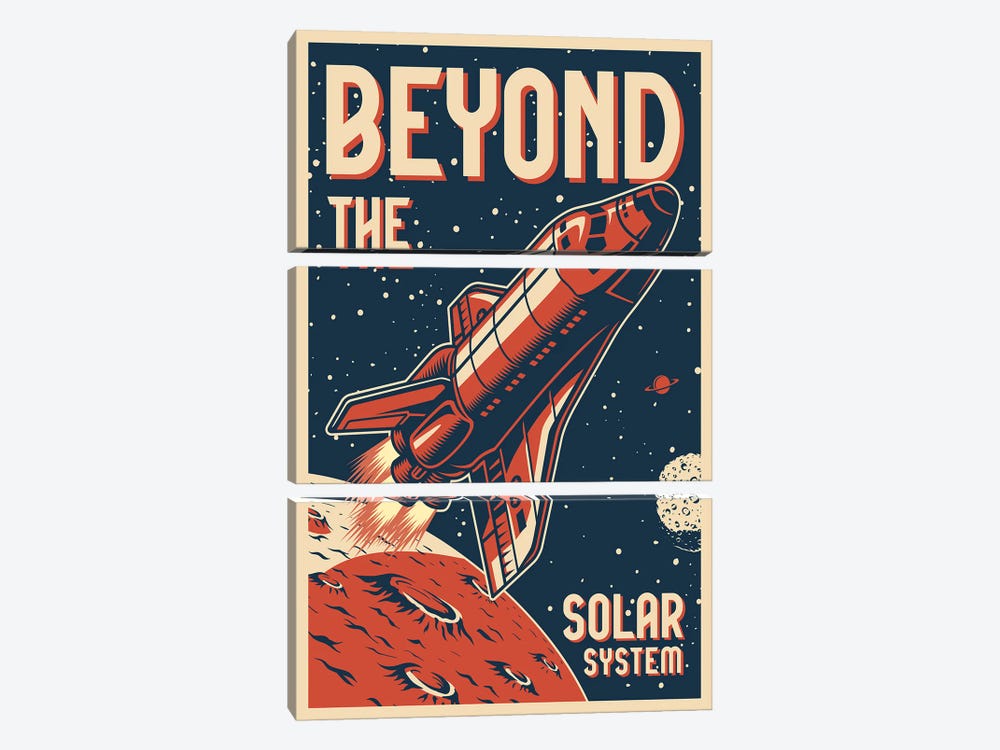 Outer Space Series XIV by Jay Stanley 3-piece Art Print