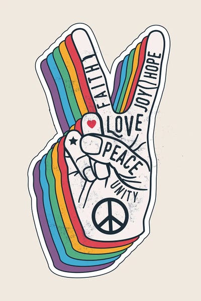 Peace Signs: Peace And Love by jay stanley