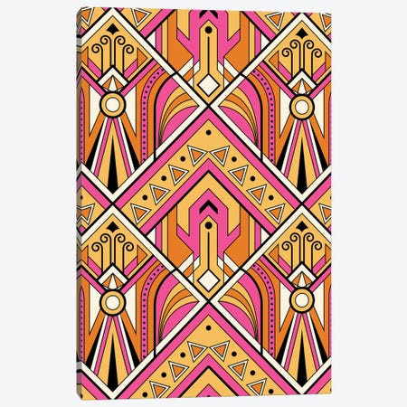 Pink Patterns Canvas Print #STY395} by Jay Stanley Canvas Wall Art