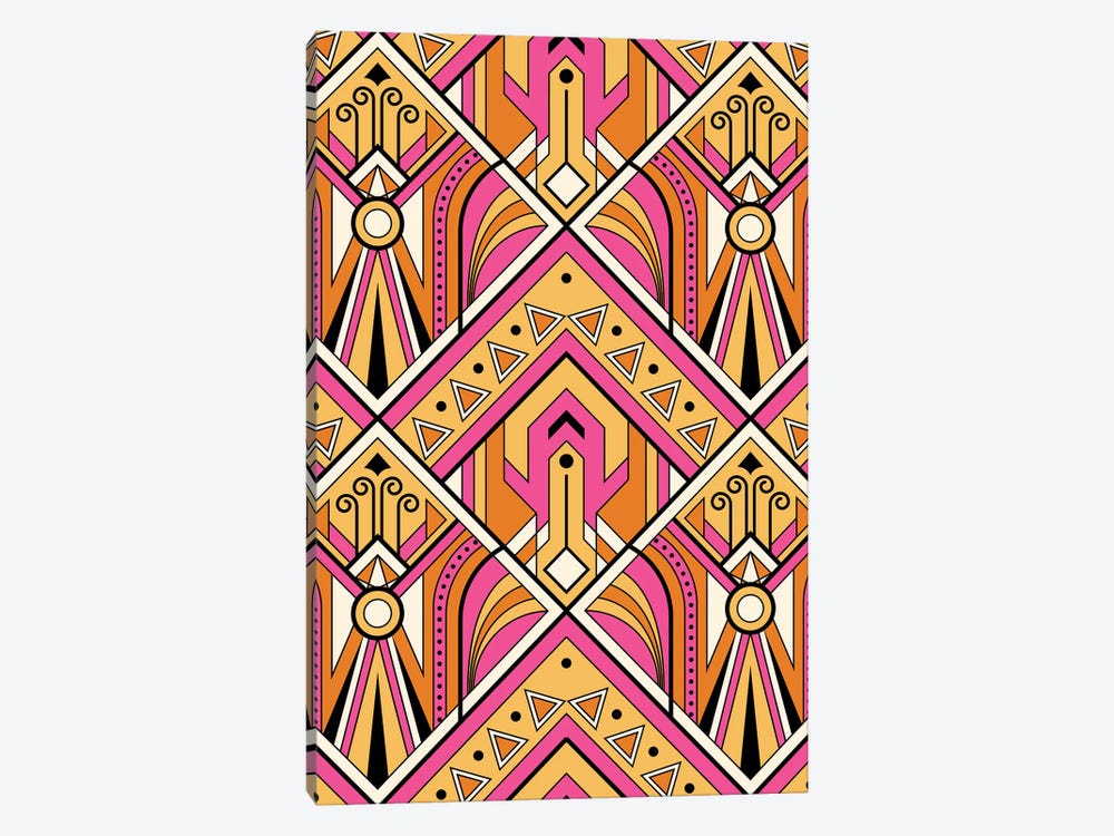 Pink Patterns by Jay Stanley 1-piece Canvas Artwork