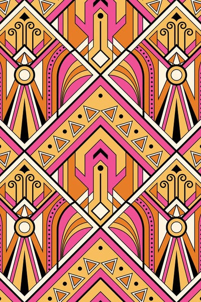 Art Deco: Pink Patterns by jay stanley