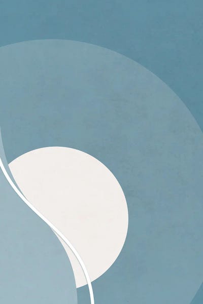 Retro Moon Landscape by jay stanley framed canvas print