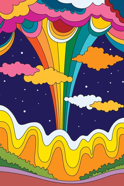 Rainbows: 70's Vibes I by jay stanley