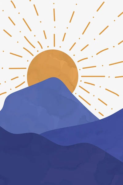 Illustrations: Sun And Moon II by jay stanley