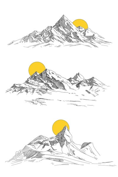 jay stanley: Sunny Mountains by jay stanley