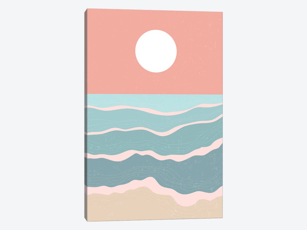 Sunset Over The Ocean I by Jay Stanley 1-piece Canvas Wall Art