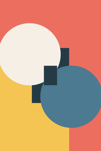 jay stanley: Abstract Geometric Fun I by jay stanley