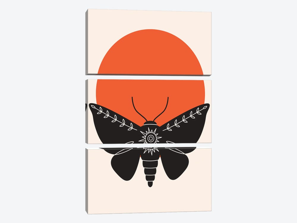 Sunshine Moth by Jay Stanley 3-piece Art Print