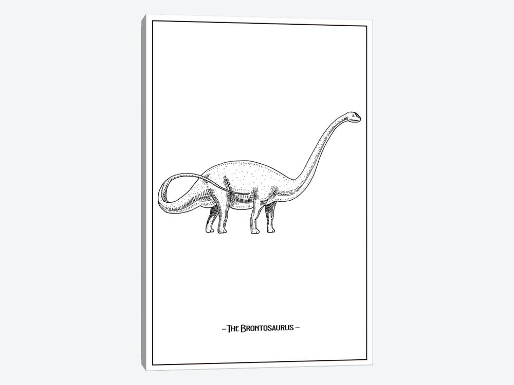 The Brontosaurus by Jay Stanley 1-piece Canvas Print