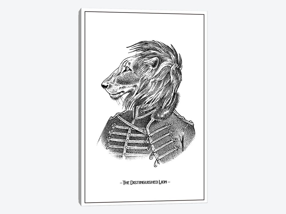 The Distinguished Lion by Jay Stanley 1-piece Canvas Art Print