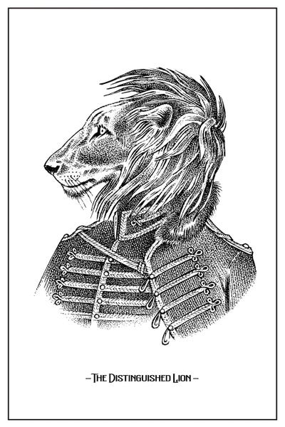 jay stanley: The Distinguished Lion by jay stanley