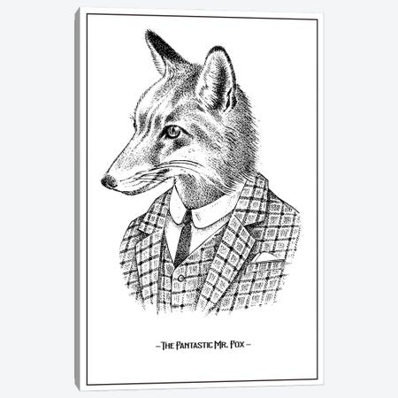 The Fantastic Mr. Fox Canvas Print #STY423} by Jay Stanley Canvas Art Print