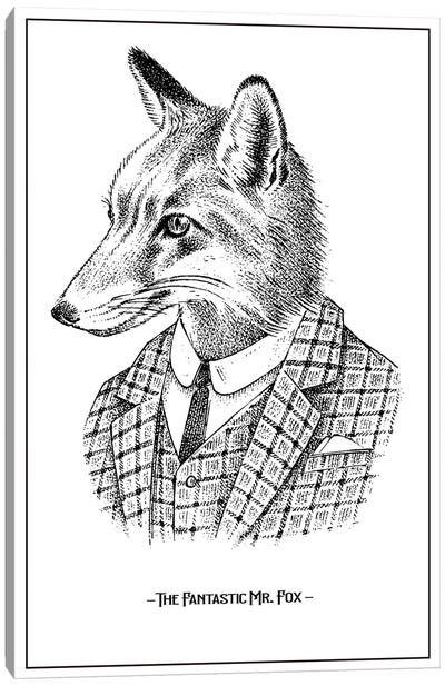The Fantastic Mr. Fox Canvas Art Print - Jay Stanley