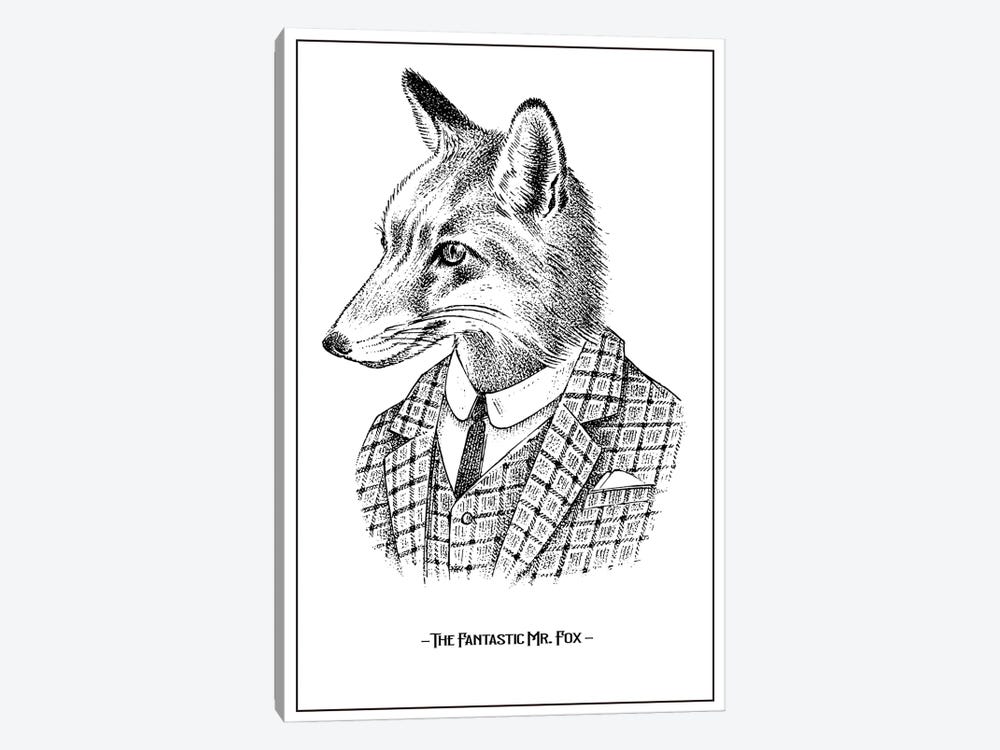 The Fantastic Mr. Fox by Jay Stanley 1-piece Canvas Wall Art