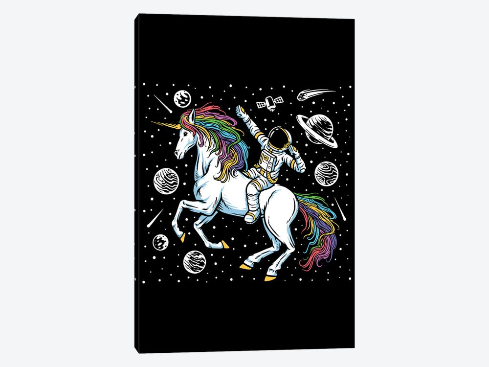 The Galictic Unicorn by Jay Stanley 1-piece Canvas Art Print