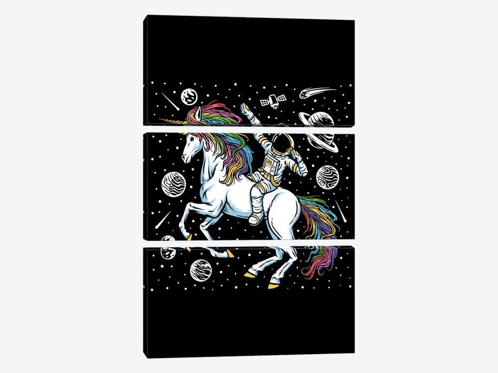 The Galictic Unicorn by Jay Stanley 3-piece Art Print