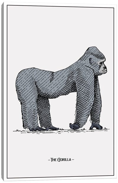The Gorilla Canvas Art Print - Gorilla Art