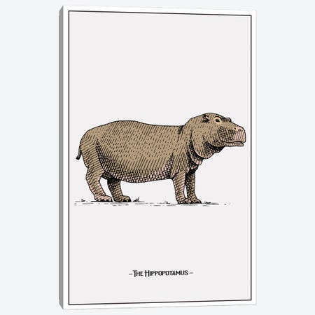 The Hippopotamus Canvas Print #STY431} by Jay Stanley Canvas Art