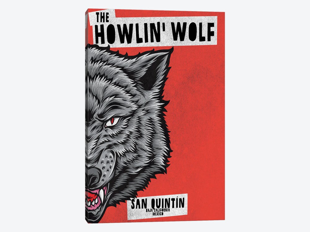 The Howlin Wolf by Jay Stanley 1-piece Canvas Art