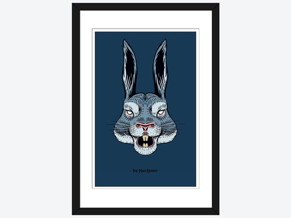 The Mad Rabbit Canvas Print by Jay Stanley