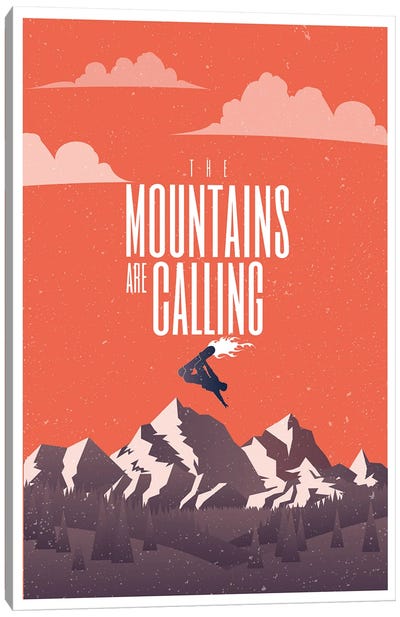 The Mountains Are Calling Canvas Art Print - Jay Stanley