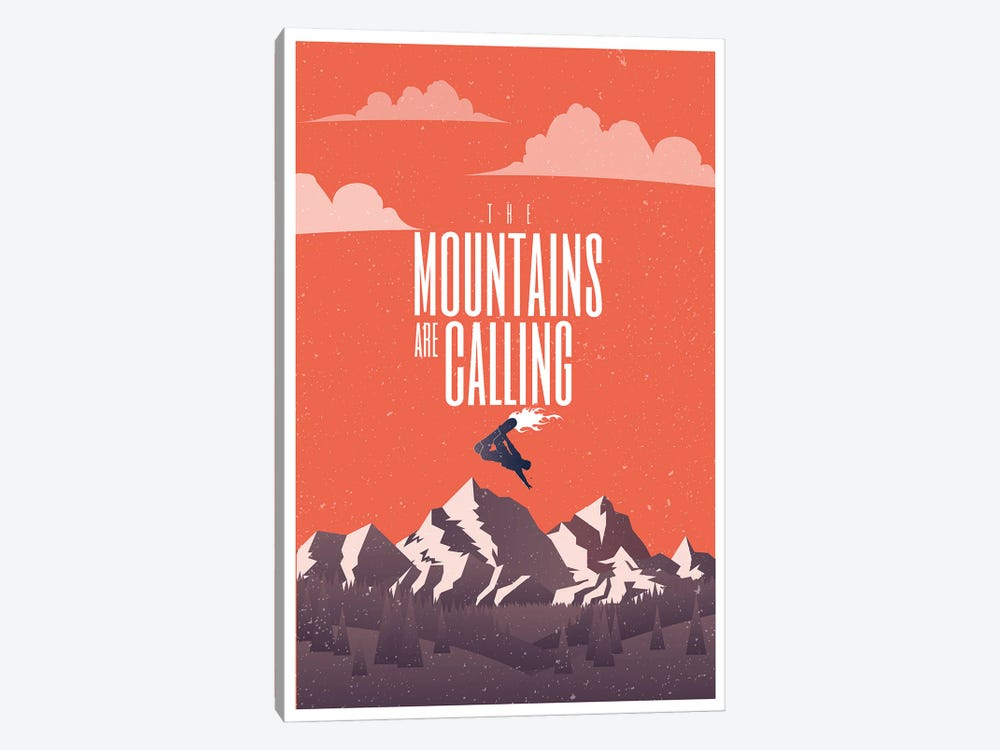 The Mountains Are Calling by Jay Stanley 1-piece Art Print