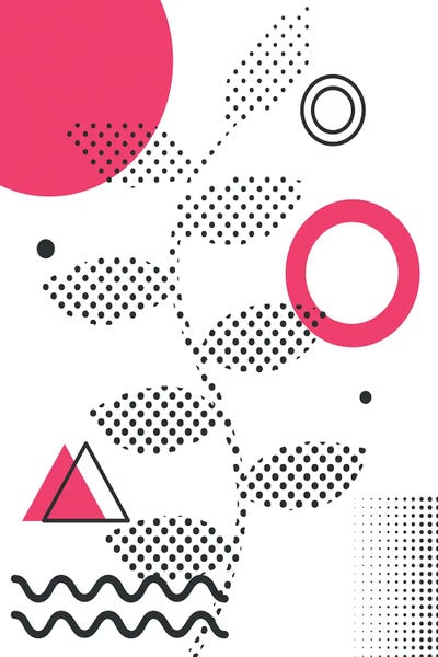 jay stanley: Abstract Halftone Shapes I by jay stanley